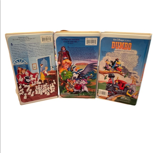 VTG Walt Disney Diamond Edition VHS - Lot of 3 (1263, 1142 And 024). - Picture 2 of 4